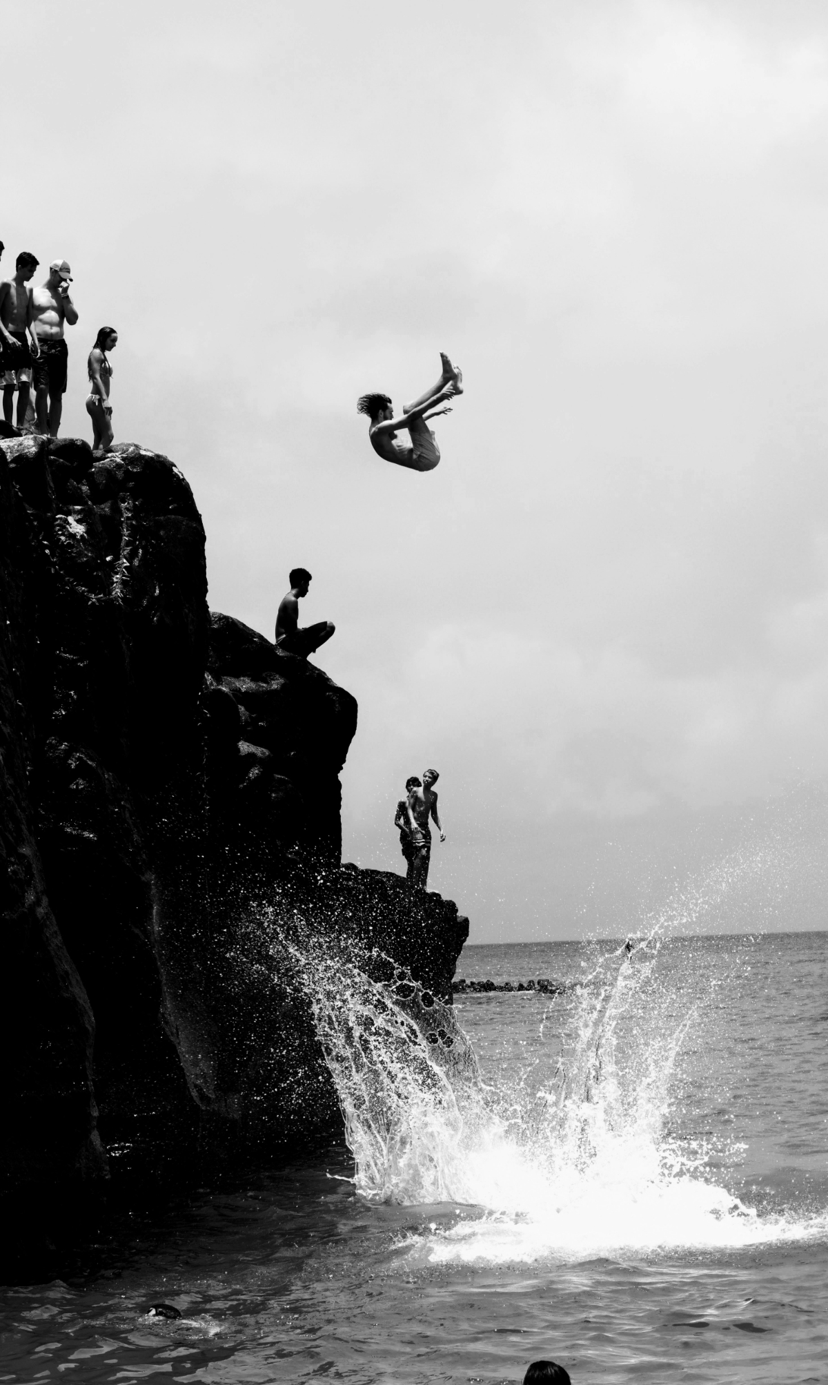…to plunge in…